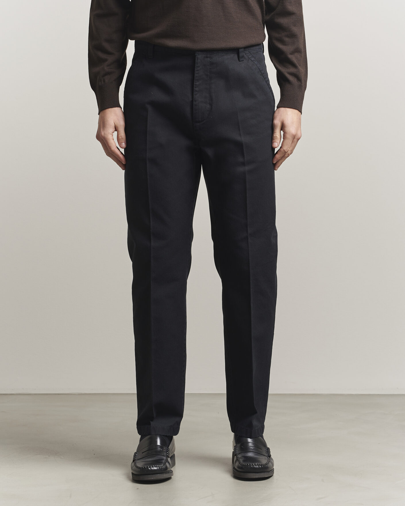 Heren | Broeken | Filippa K | Carl Cotton Trousers Black