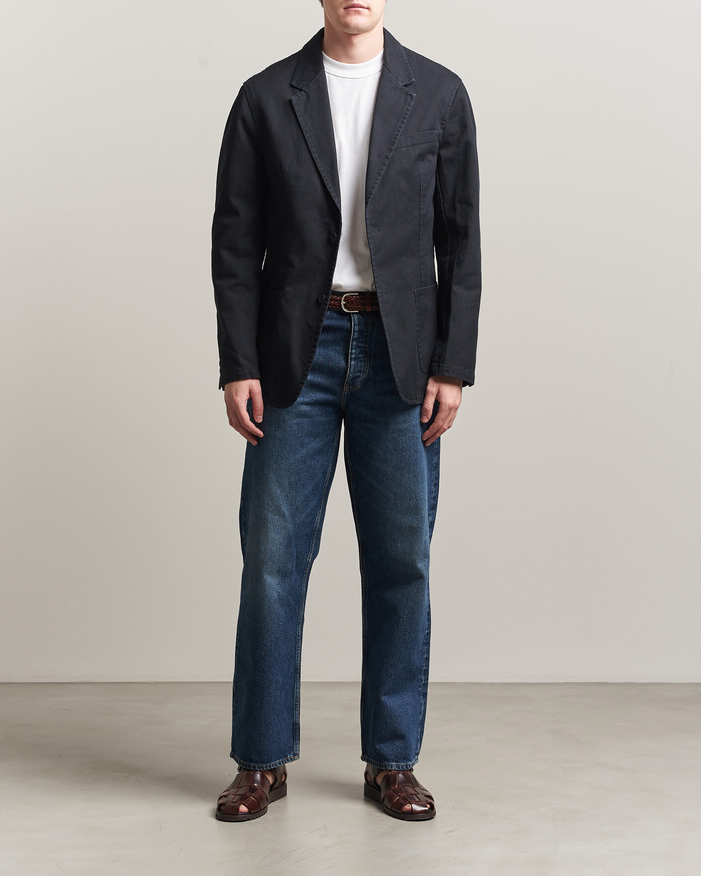 Heren | Blazers | Filippa K | Christopher Cotton Blazer Black