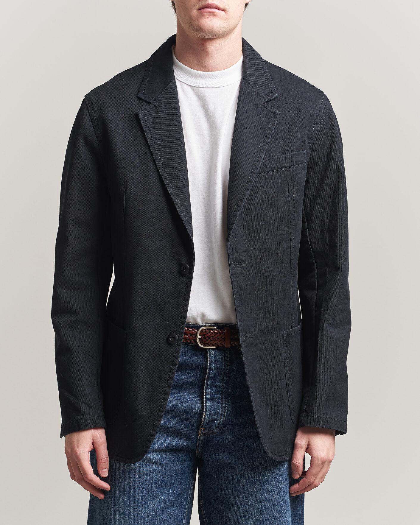 Heren | Blazers | Filippa K | Christopher Cotton Blazer Black