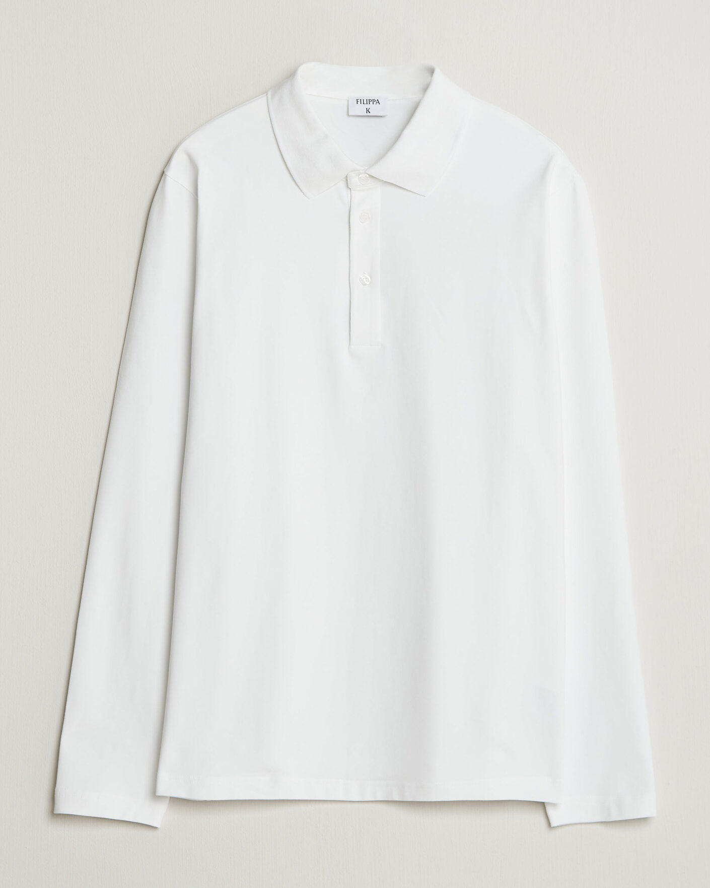Heren | Polo's | Filippa K | Luke Stretch Polo Shirt White