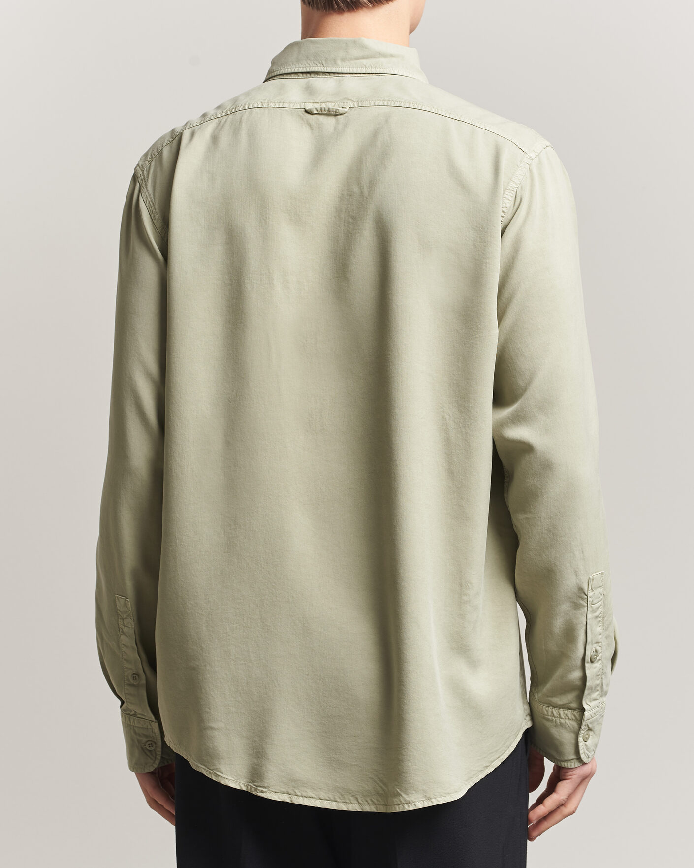 Heren | Overhemden | Filippa K | Zack Lyocell Shirt Light Green