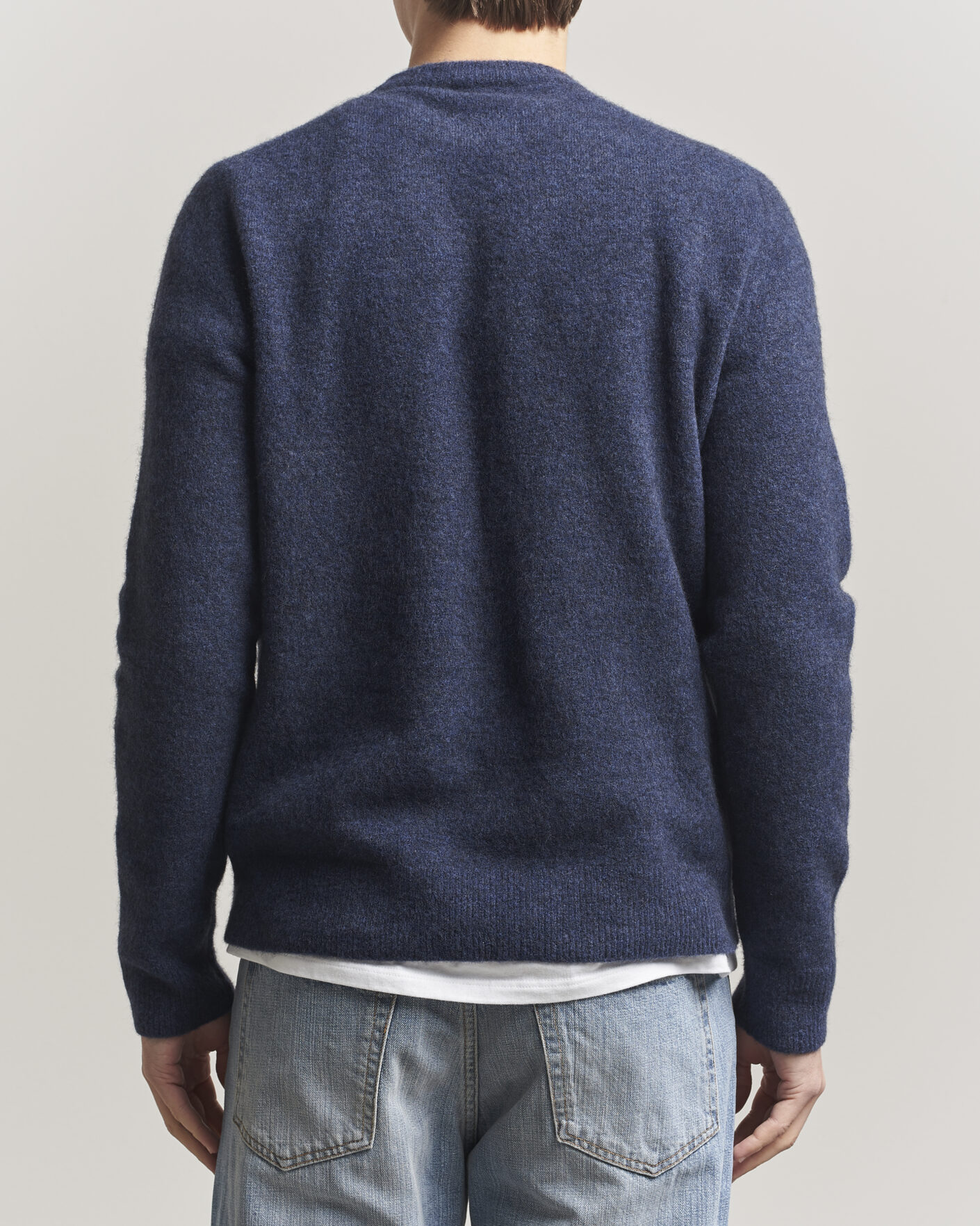 Heren | Truien | Filippa K | Yak Knitted Sweater Night Teal