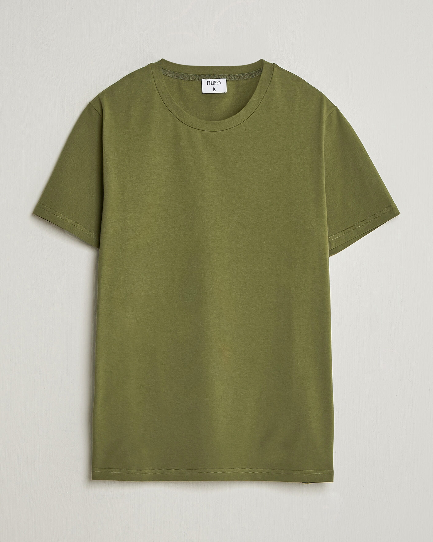 Heren | T-shirts | Filippa K | Soft Lycra T-Shirt Laurel Green