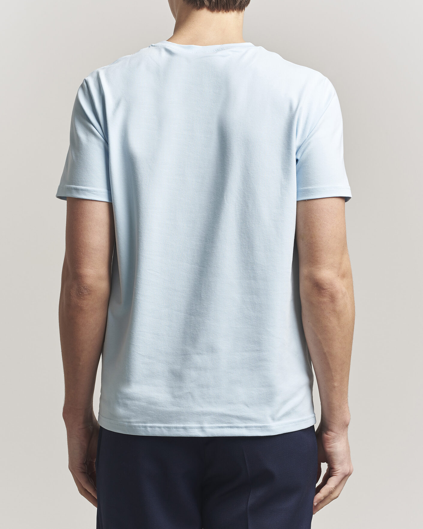 Heren | T-shirts | Filippa K | Soft Lycra T-Shirt Frost Blue
