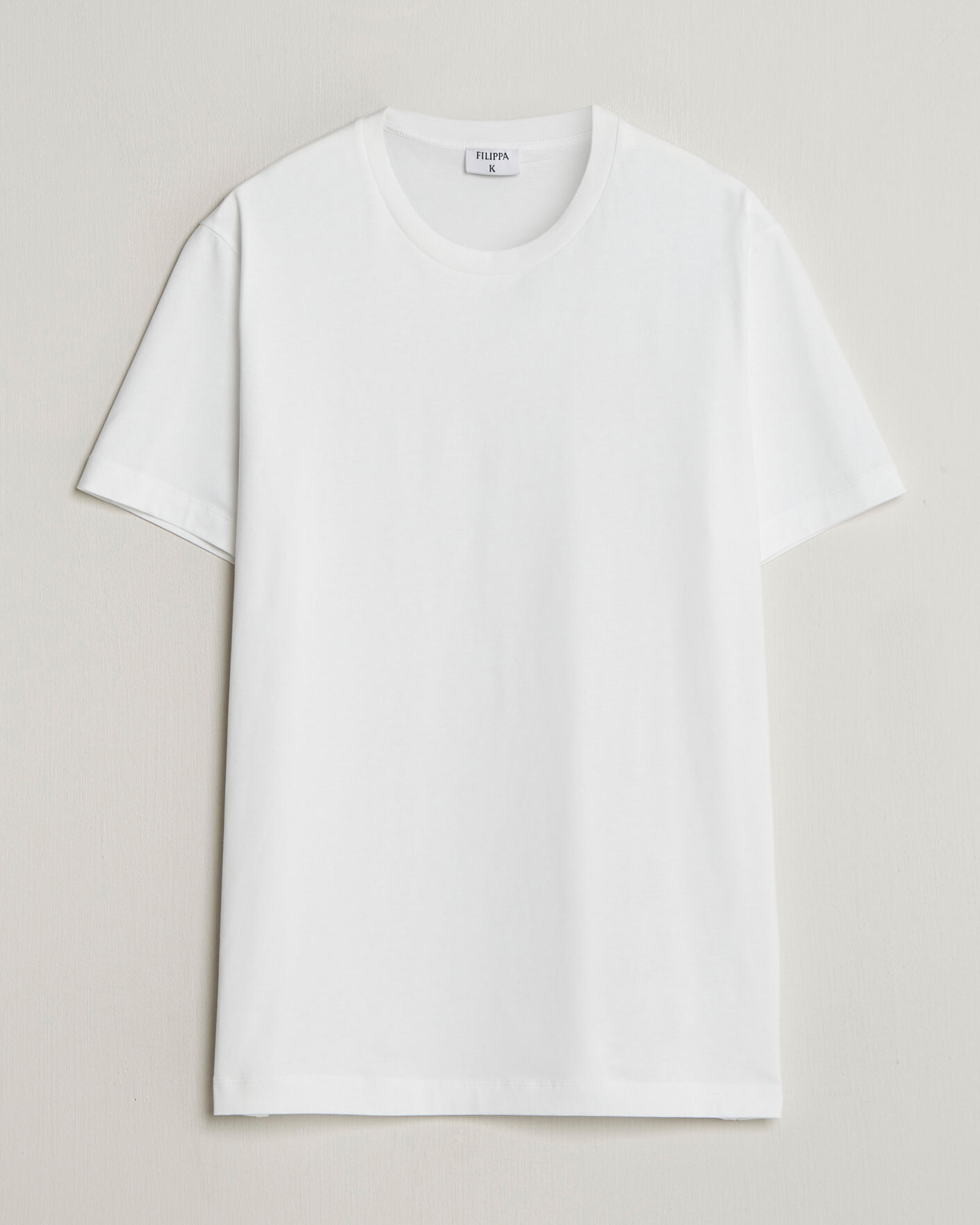 Heren | T-shirts | Filippa K | Filip Crew Neck T-Shirt White