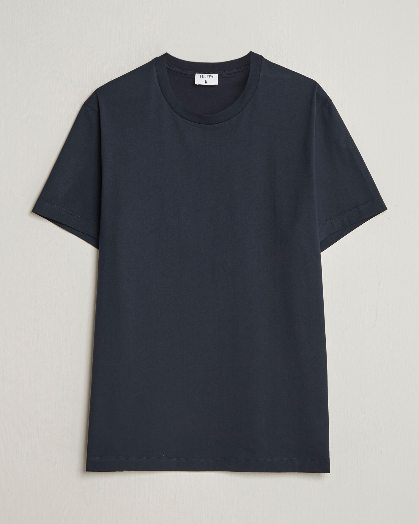 Heren | T-shirts | Filippa K | Filip Crew Neck T-Shirt Navy