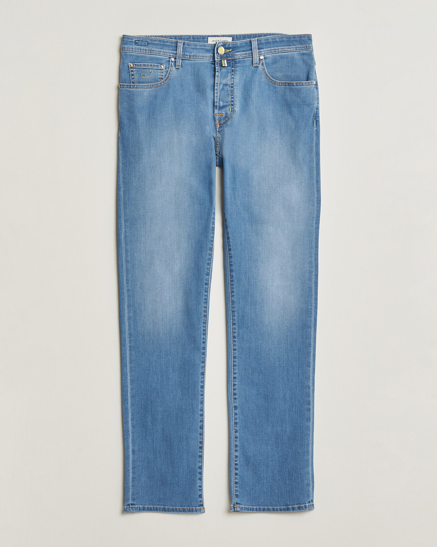 Heren | Jeans | Jacob Cohën | Bard Slim Fit Stretch Jeans Super Light Blue