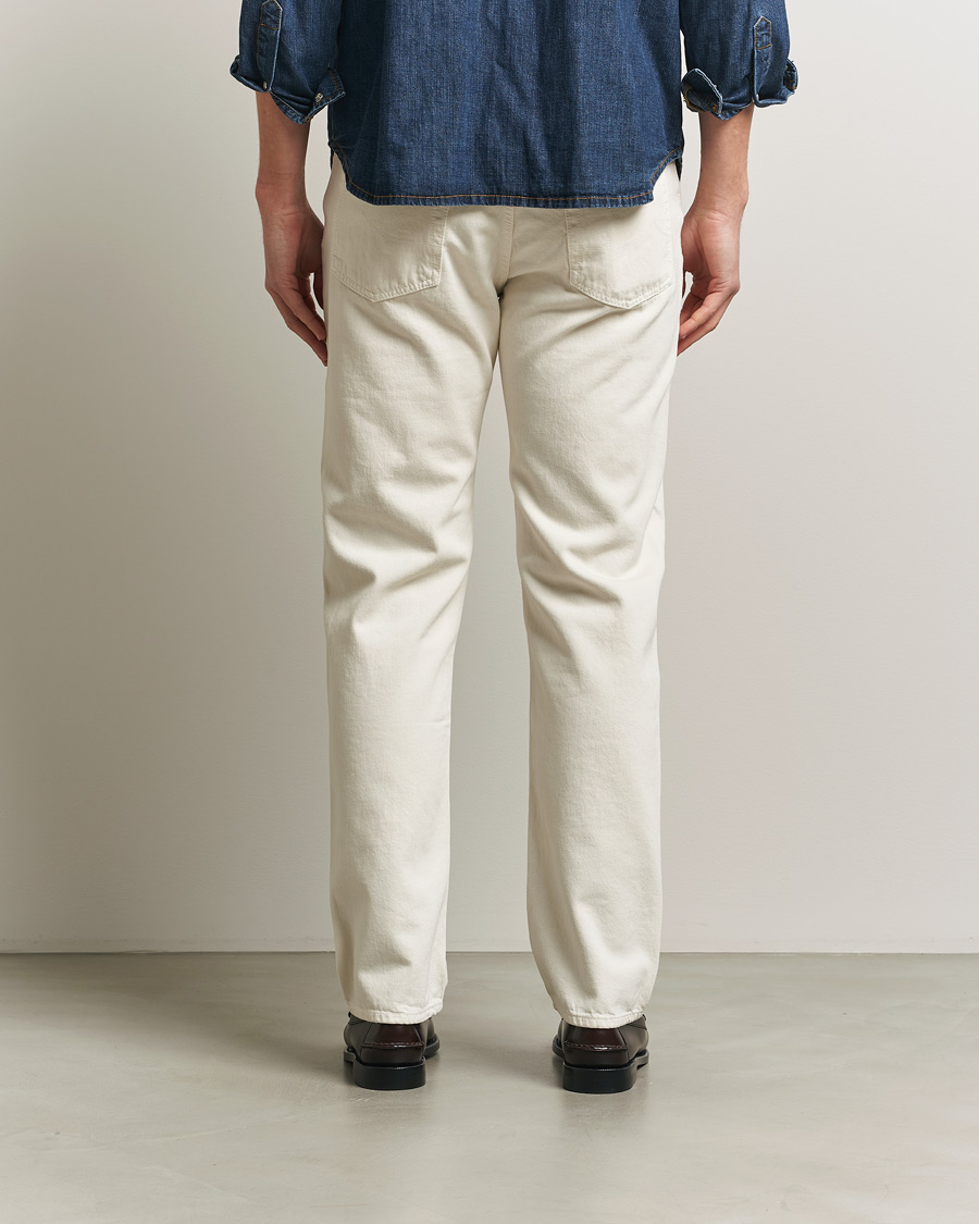 Heren | Jeans | Jacob Cohën | Edos Regular Straight Fit Bull Denim Jeans White