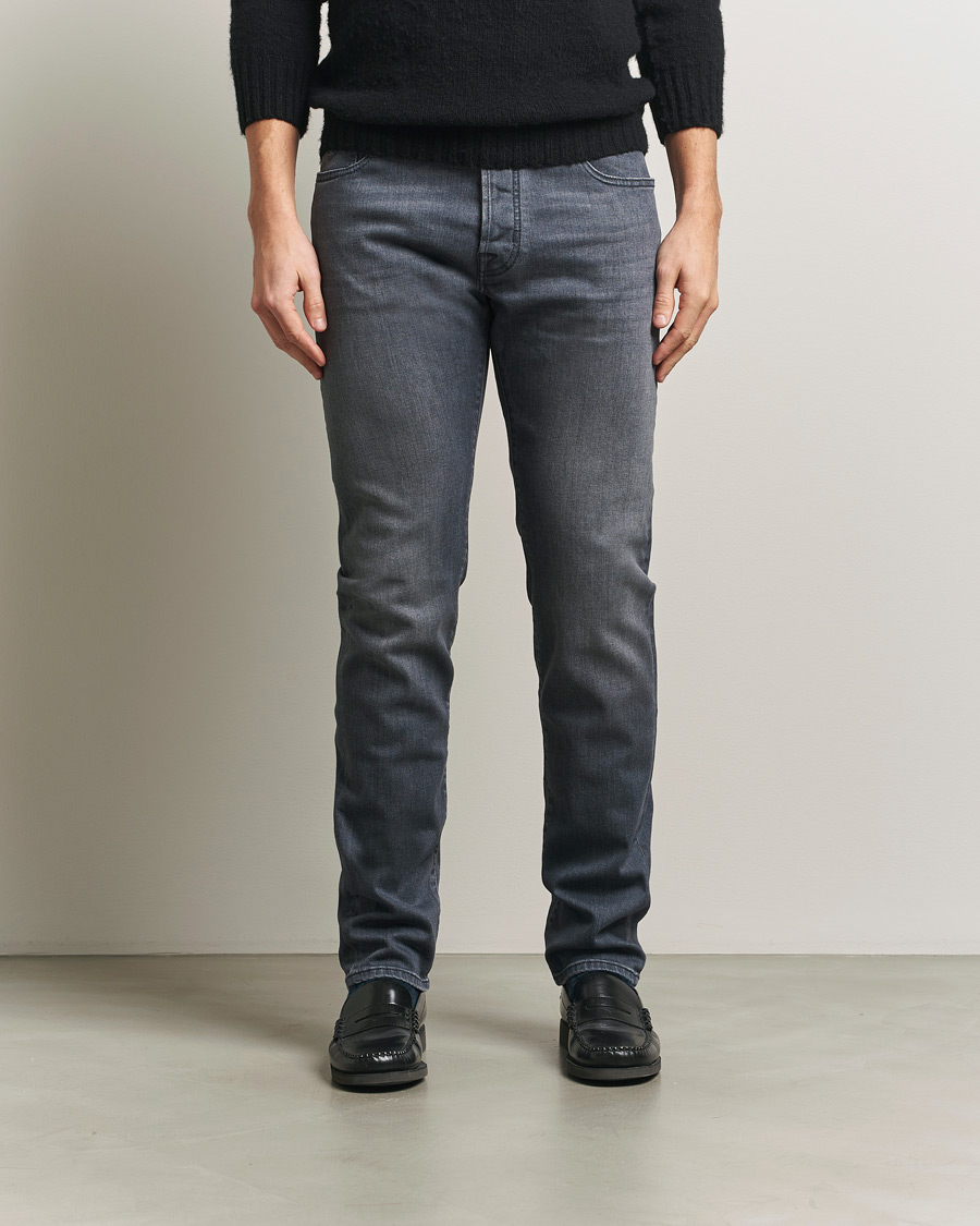 Heren | Broeken | Jacob Cohën | Bard Slim Fit Stretch Jeans Mid Grey