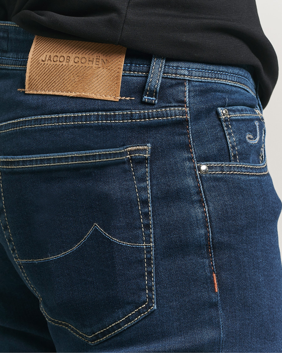 Heren | Broeken | Jacob Cohën | Bard Slim Fit Stretch Jeans Dark Blue