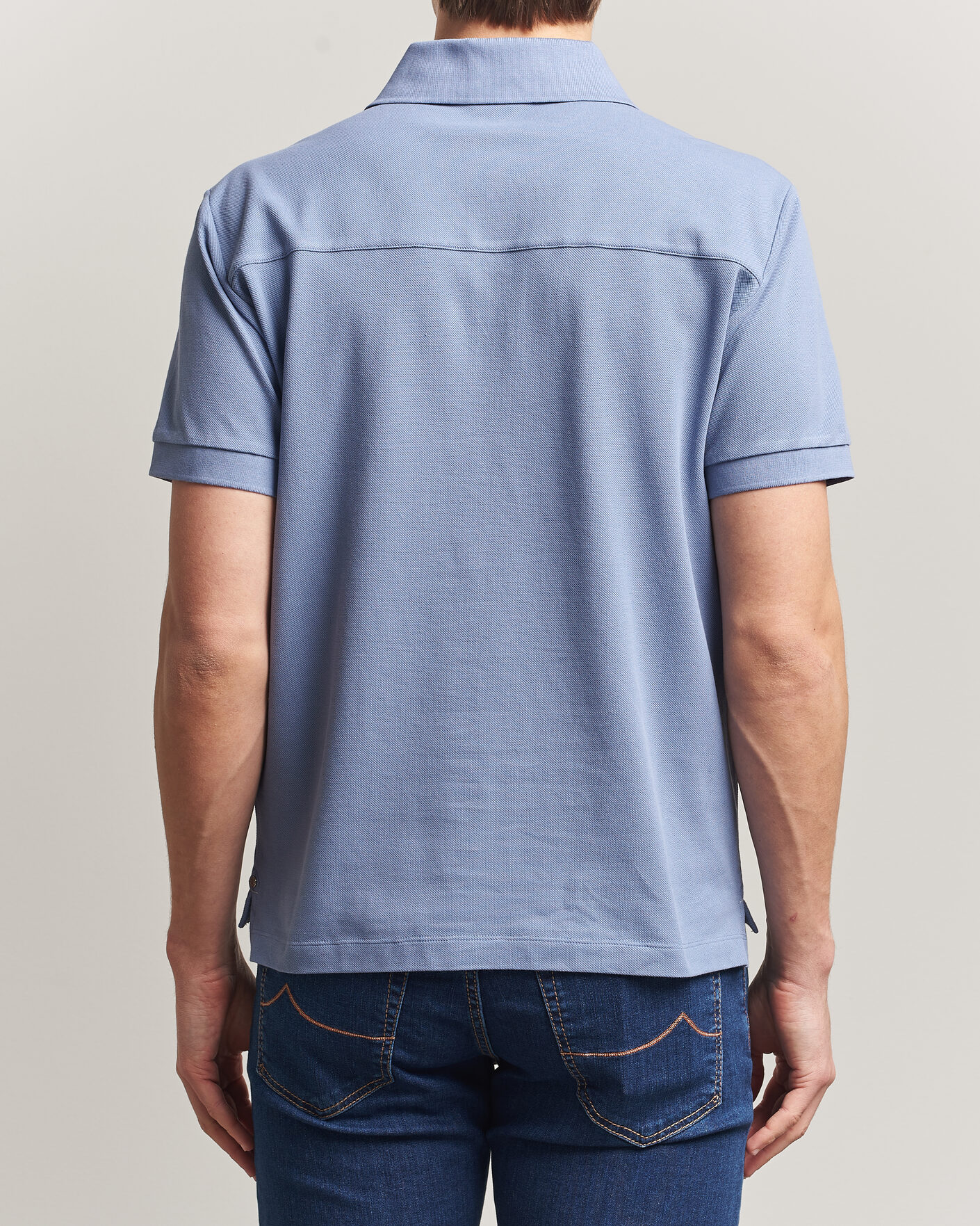 Heren | Polo's | Jacob Cohën | Cotton Polo Piquet Aviation