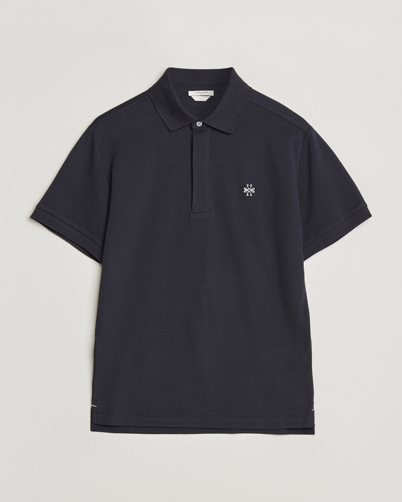 Heren | Polo's | Jacob Cohën | Cotton Polo Piquet Navy Blue