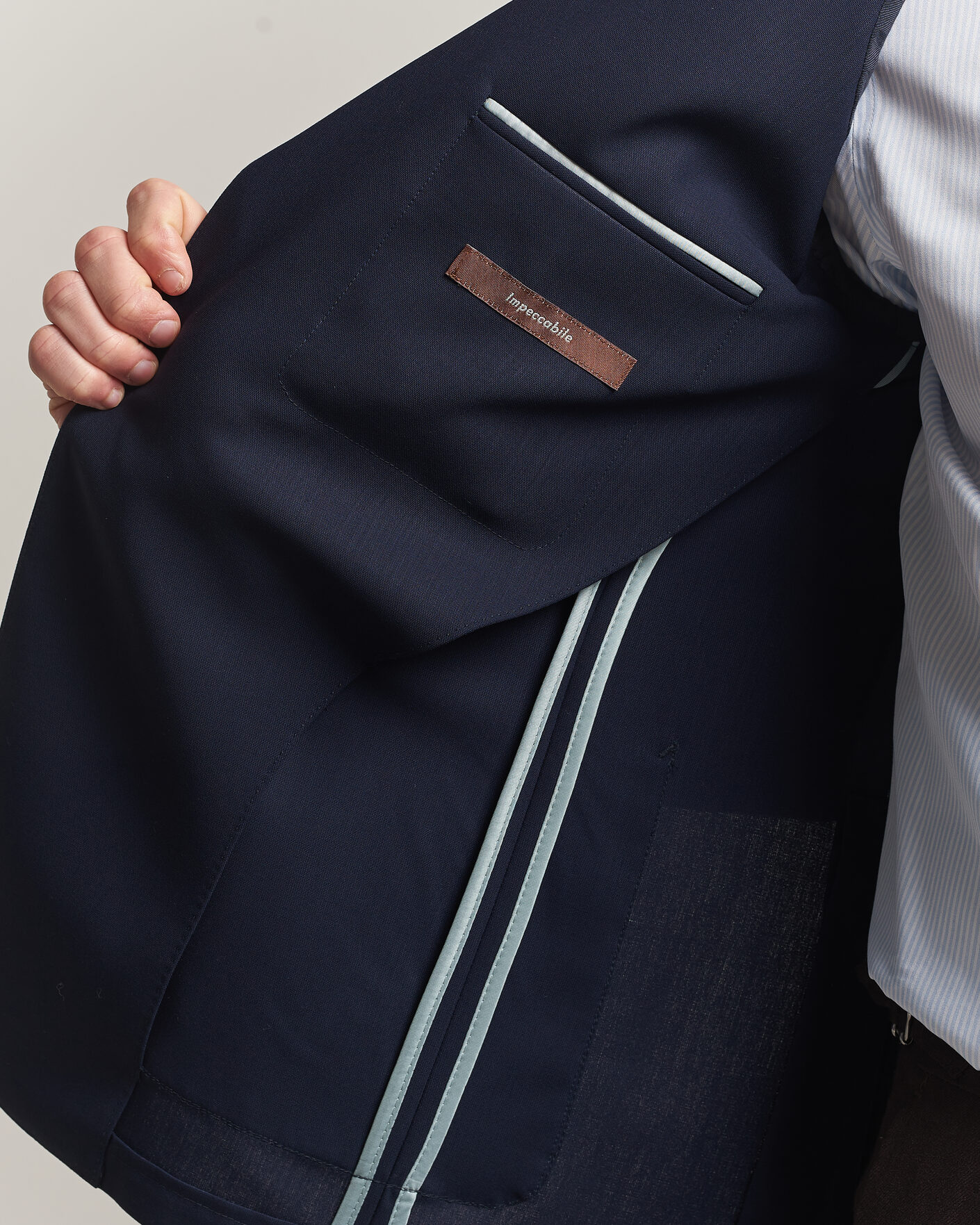 Heren | Blazers | Canali | Unconstructed Impeccabile Wool Blazer Navy