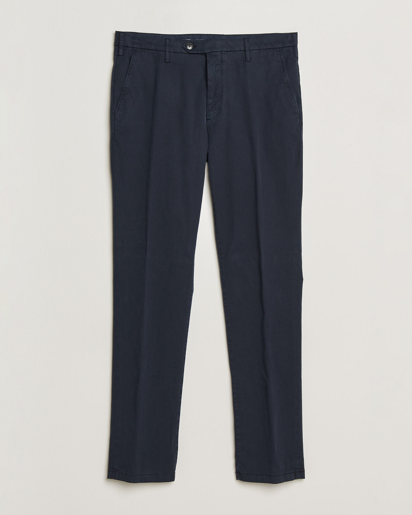Heren | Broeken | Canali | Regular Fit Cotton/Stretch Chinos Navy