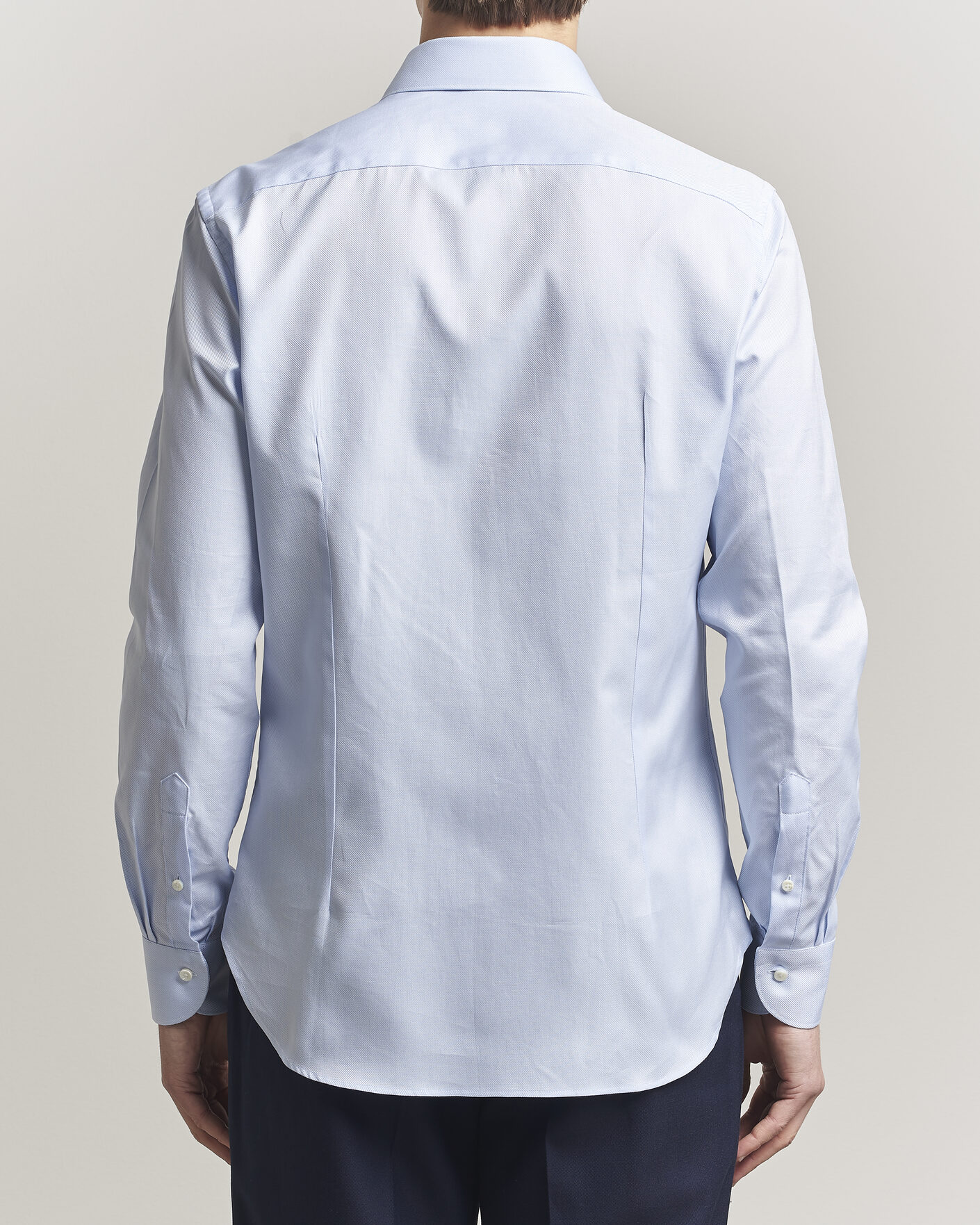 Heren | Overhemden | Canali | Slim Fit Oxford Shirt Light Blue