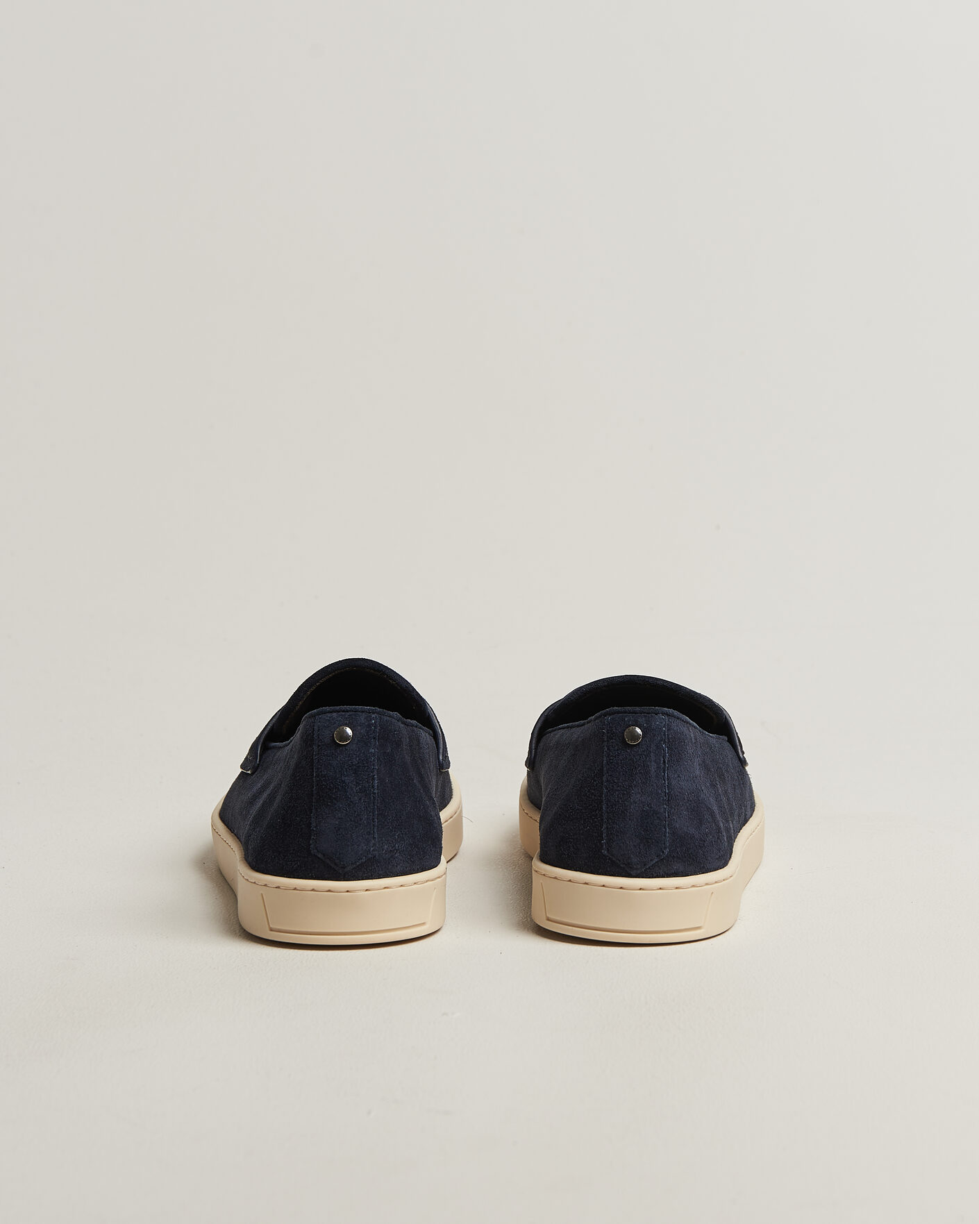 Heren | Instappers | Canali | Summer Loafers Navy Suede