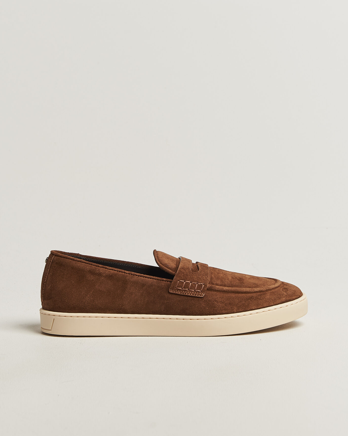 Heren | Instappers | Canali | Summer Loafers Brown Suede