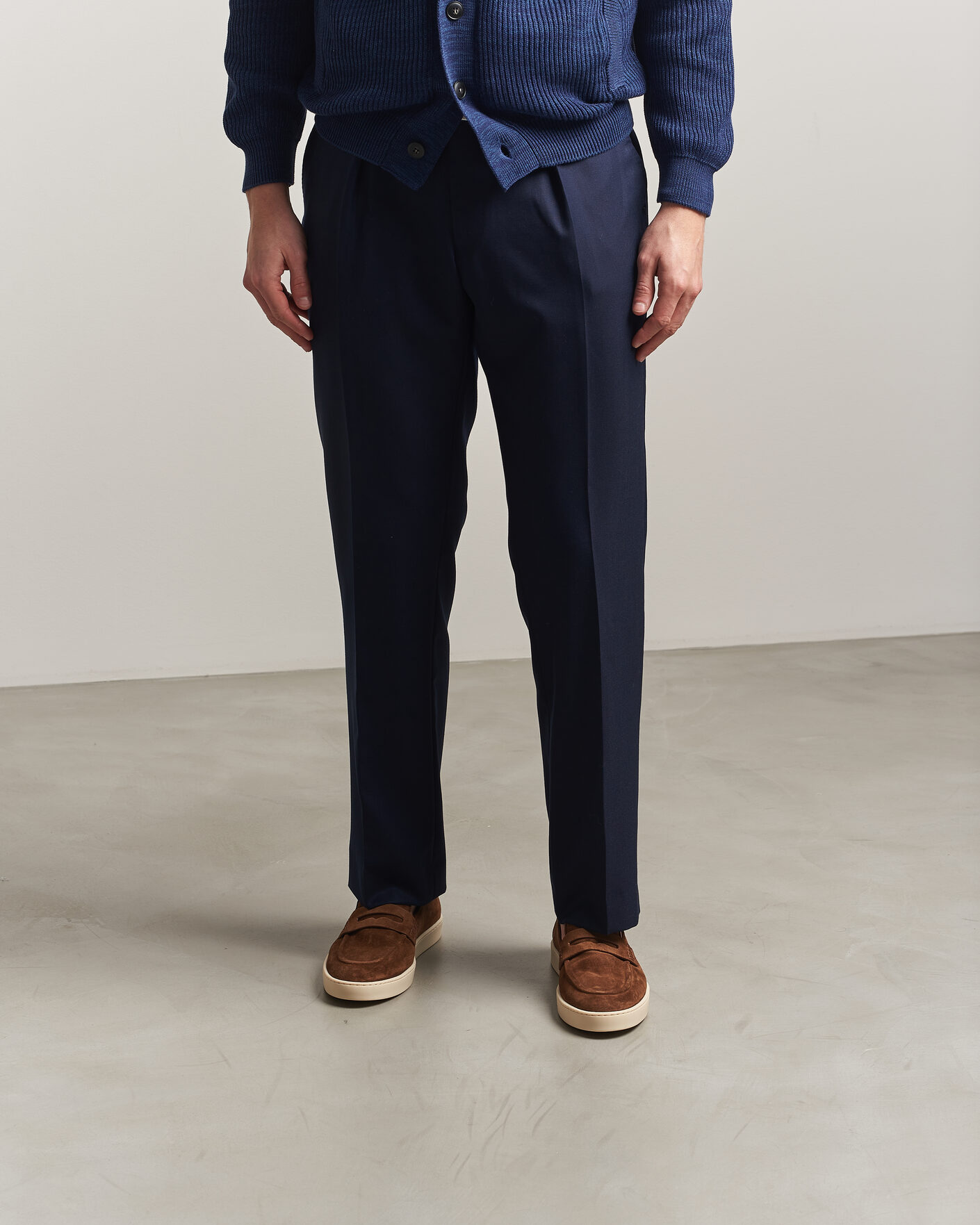 Heren | Instappers | Canali | Summer Loafers Brown Suede