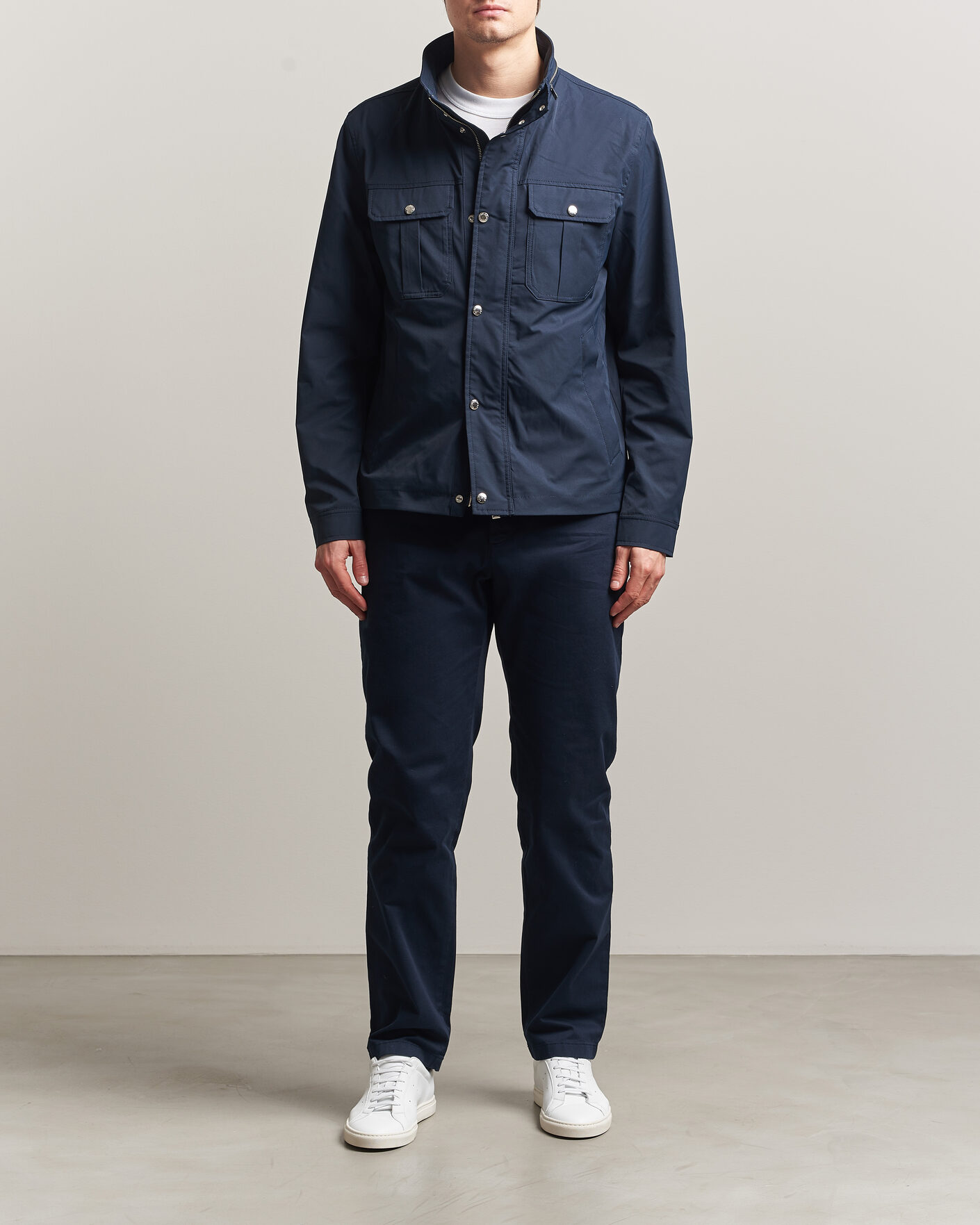 Heren | Broeken | J.Lindeberg | Chaze Cotton Stretch Pants JL Navy