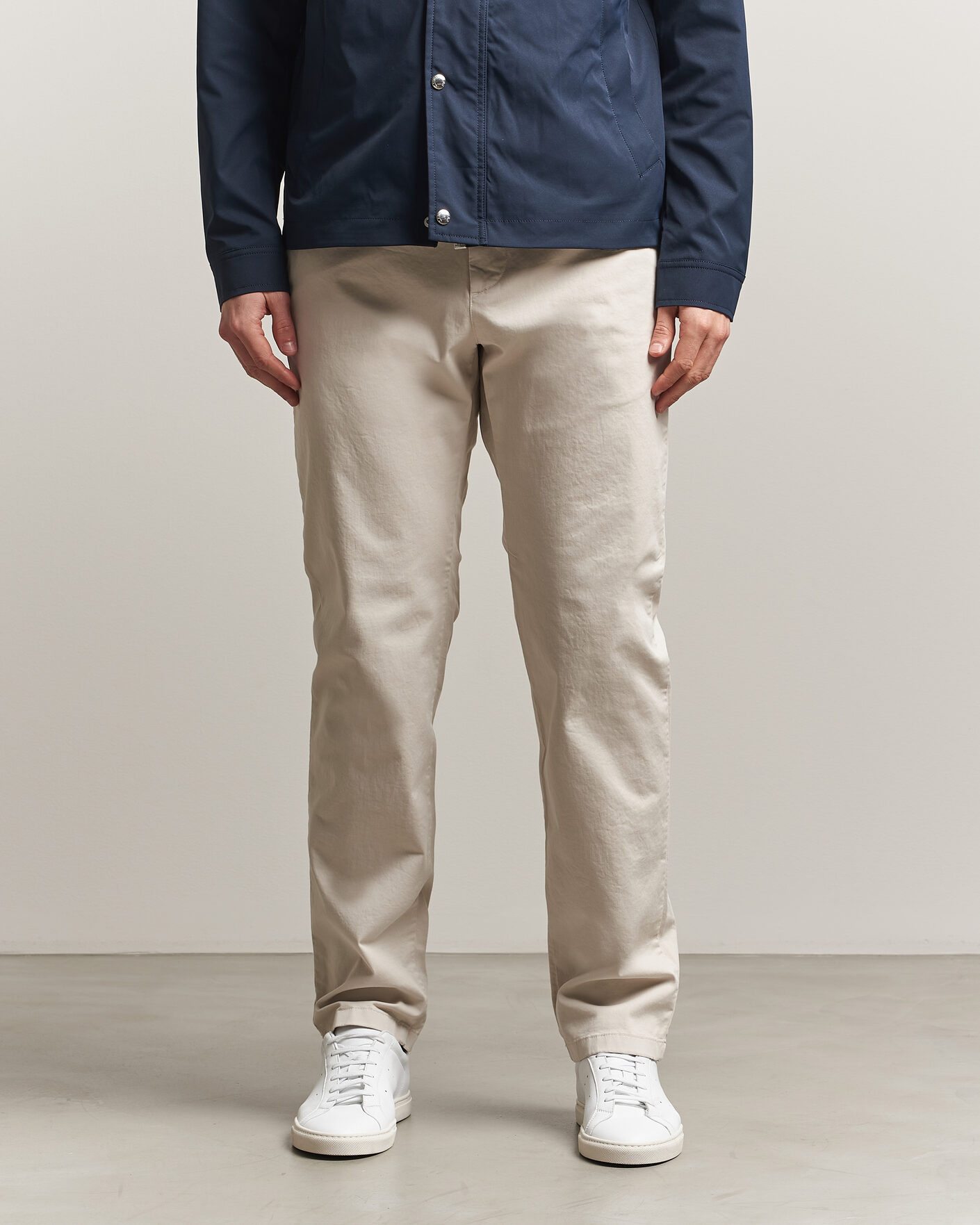 Heren | Broeken | J.Lindeberg | Chaze Cotton Stretch Pants Moonbeam
