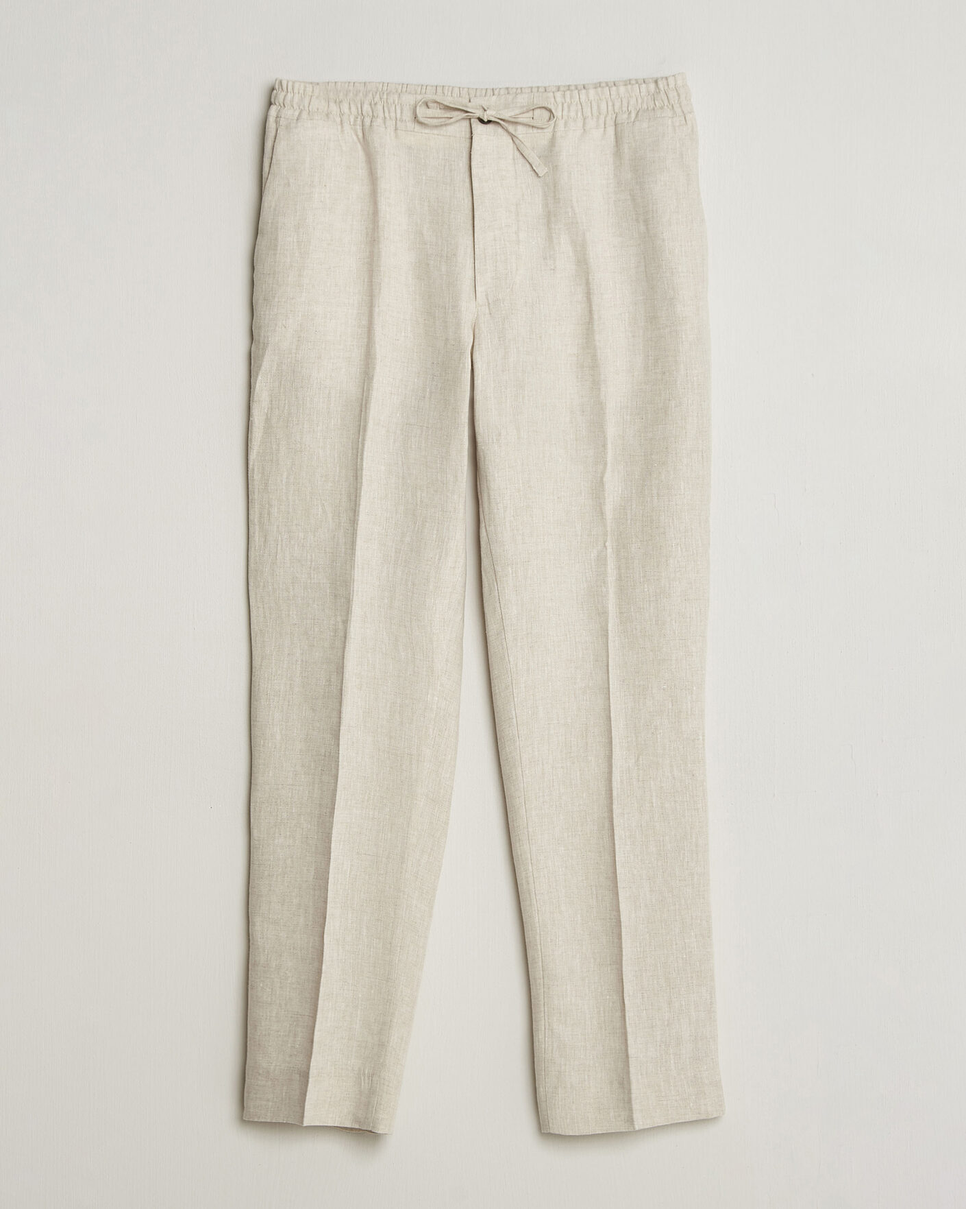 Heren | Broeken | J.Lindeberg | Soren Drape Linen Pants Moonbeam