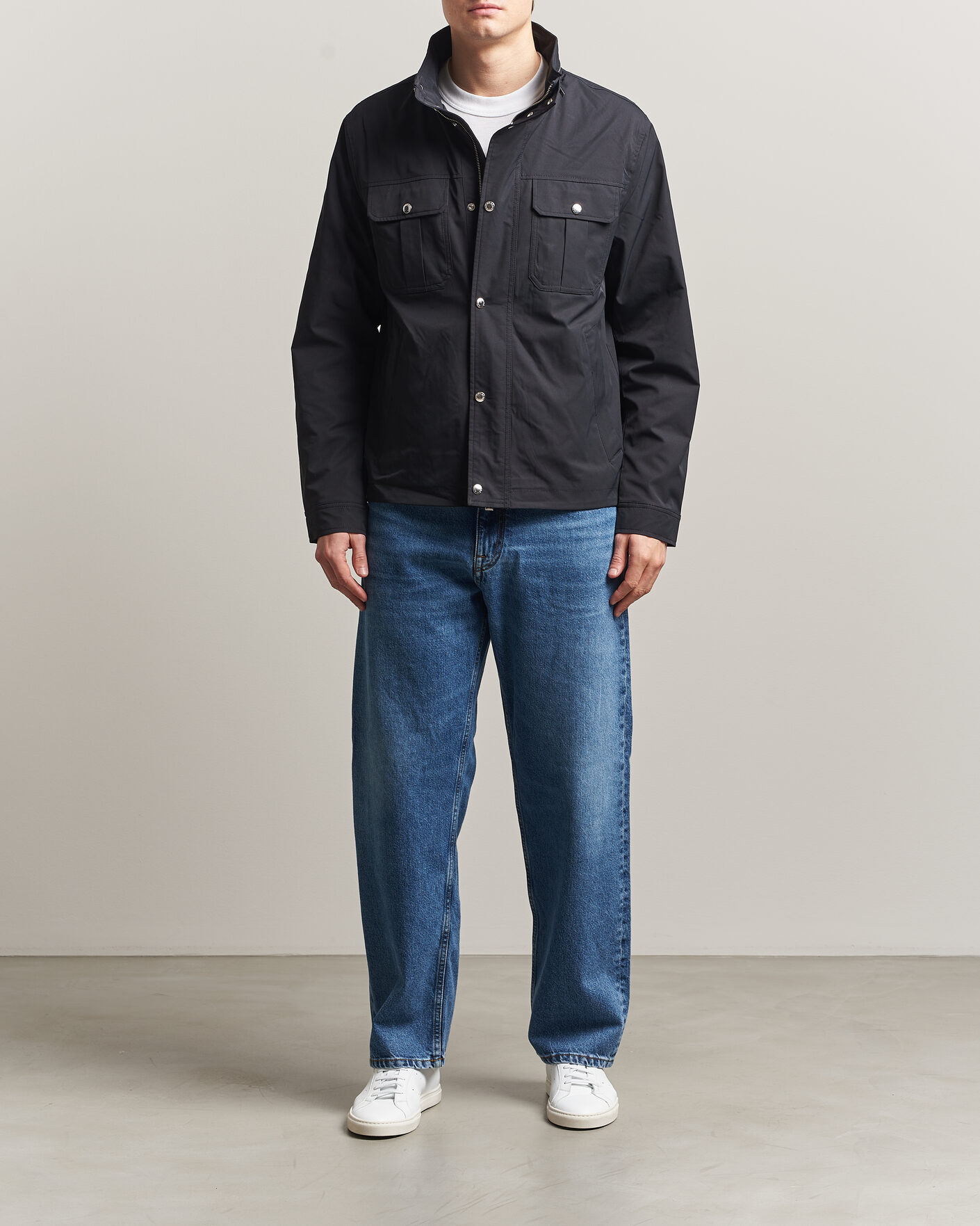 Heren | Jassen | J.Lindeberg | Bailey Recyceled Poly Jacket Black