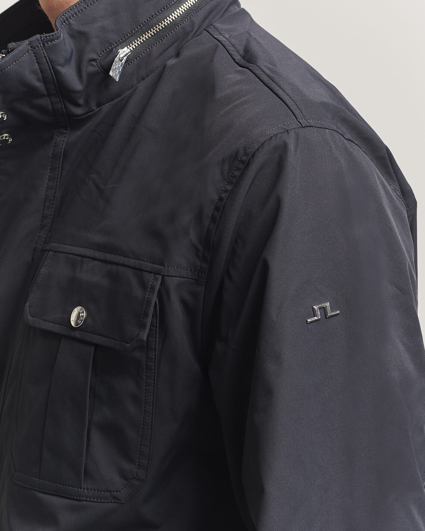 Heren | Jassen | J.Lindeberg | Bailey Recyceled Poly Jacket Black