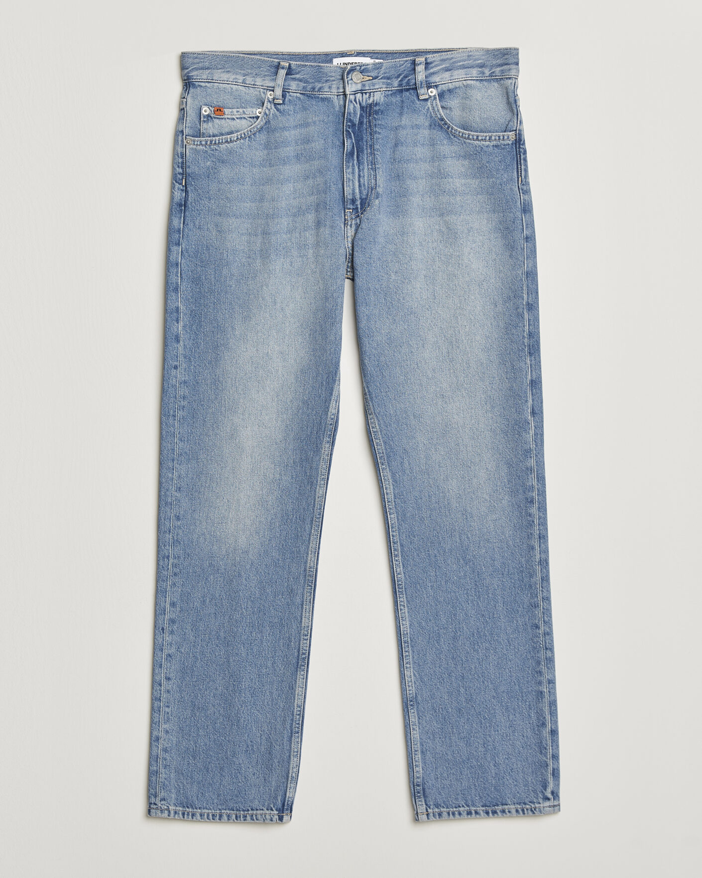 Heren | Jeans | J.Lindeberg | Cody Light Wash Regular Jeans Light Blue