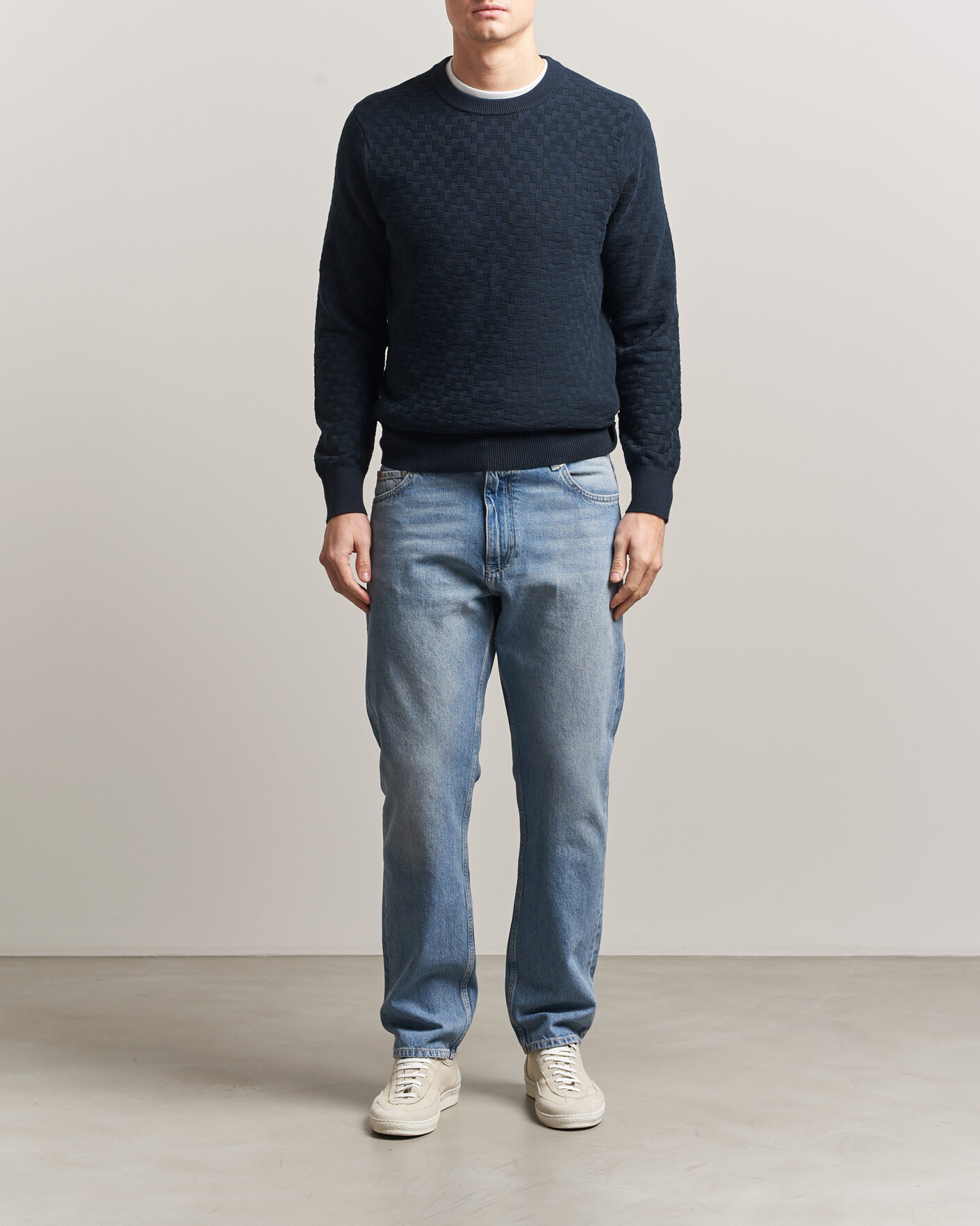 Heren | Jeans | J.Lindeberg | Cody Light Wash Regular Jeans Light Blue