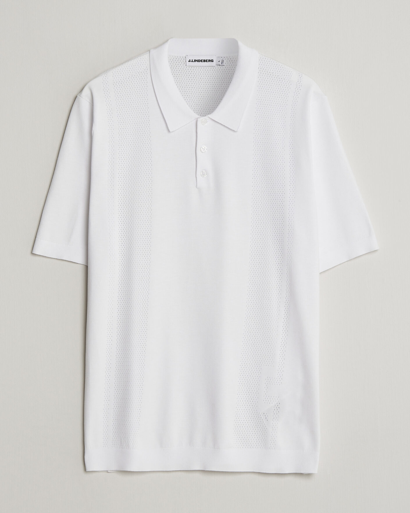 Heren | Polo's | J.Lindeberg | Reymond Knit Polo White