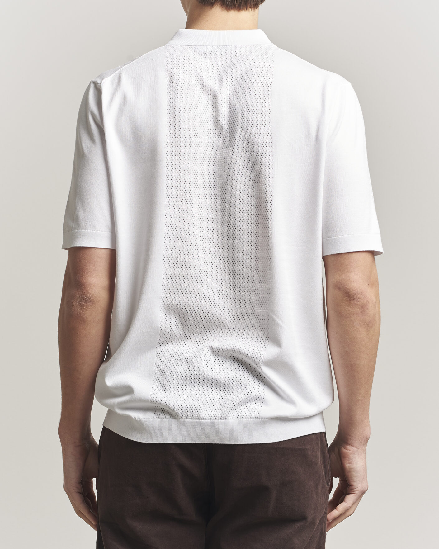 Heren | Polo's | J.Lindeberg | Reymond Knit Polo White