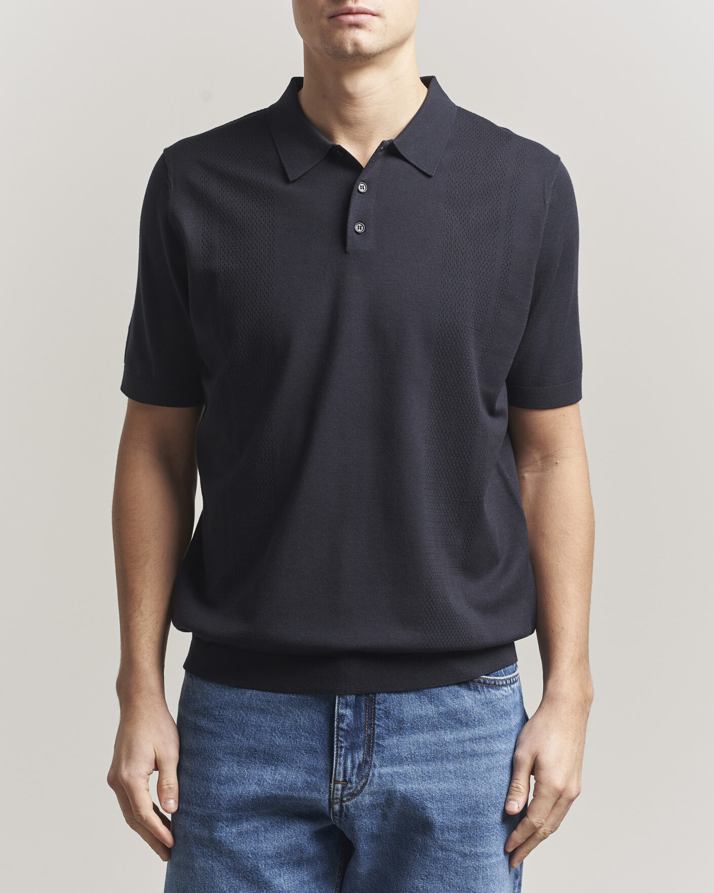 Heren | Polo's | J.Lindeberg | Reymond Knit Polo JL Navy