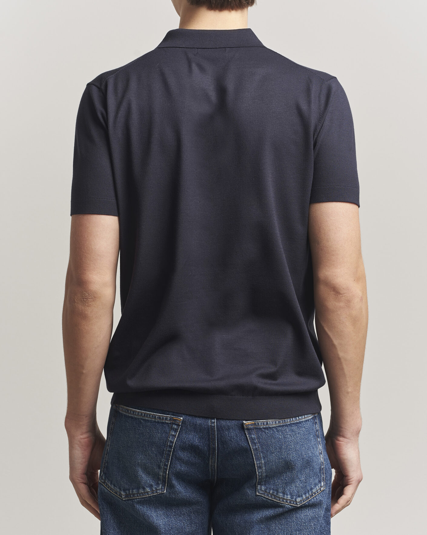 Heren | Polo's | J.Lindeberg | Ridge Knitted Polo JL Navy