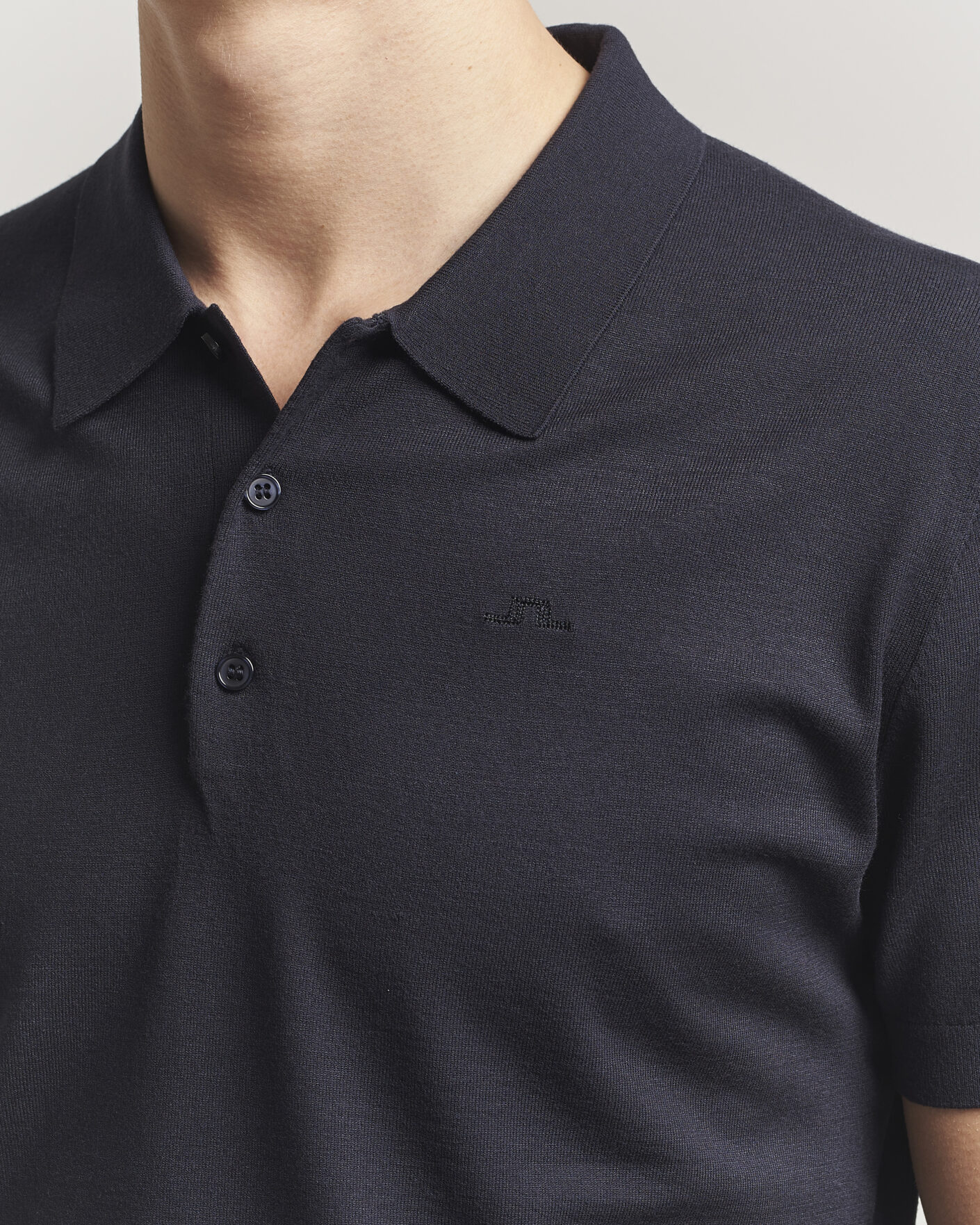 Heren | Polo's | J.Lindeberg | Ridge Knitted Polo JL Navy