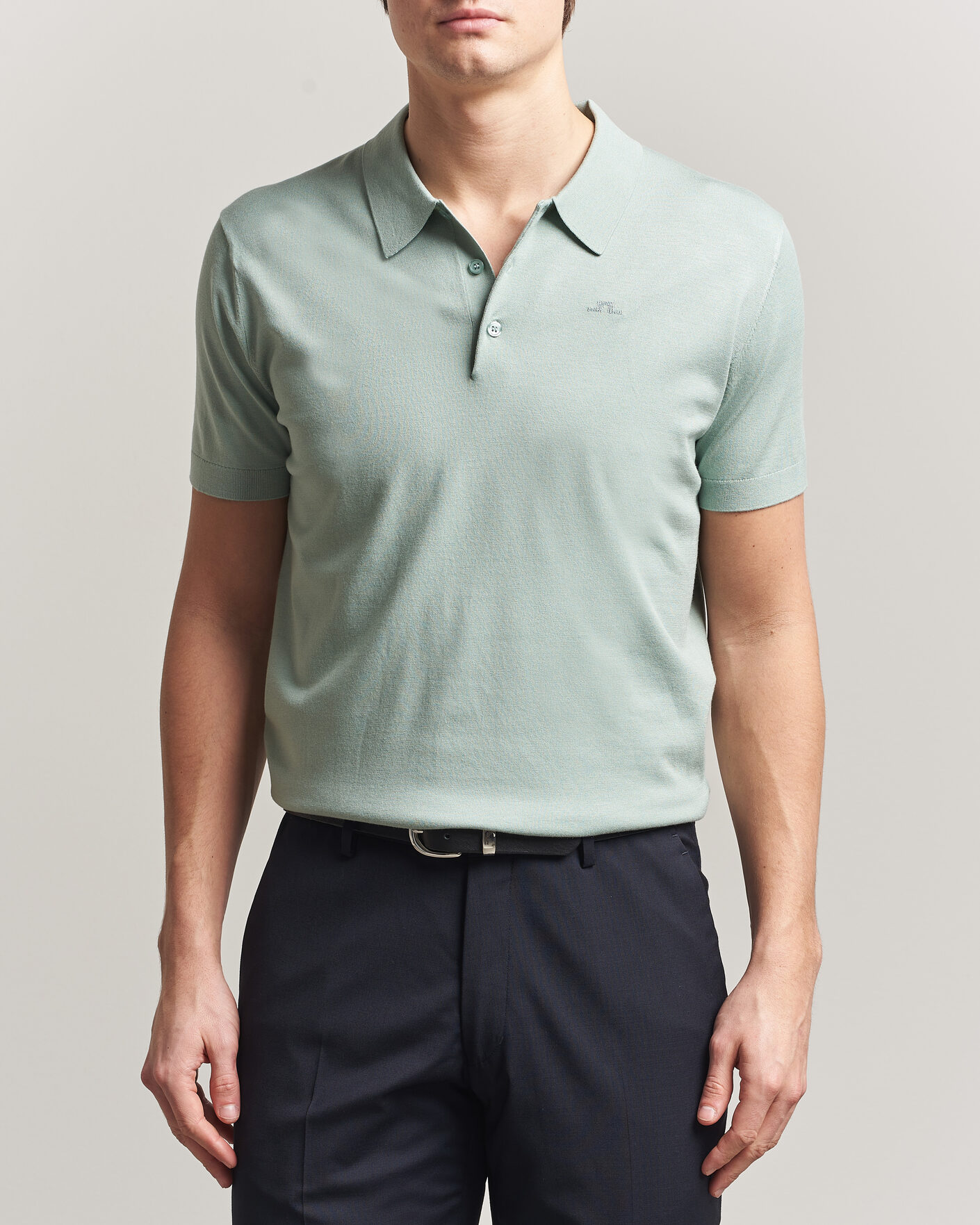 Heren | Polo's | J.Lindeberg | Ridge Knitted Polo Jadeite