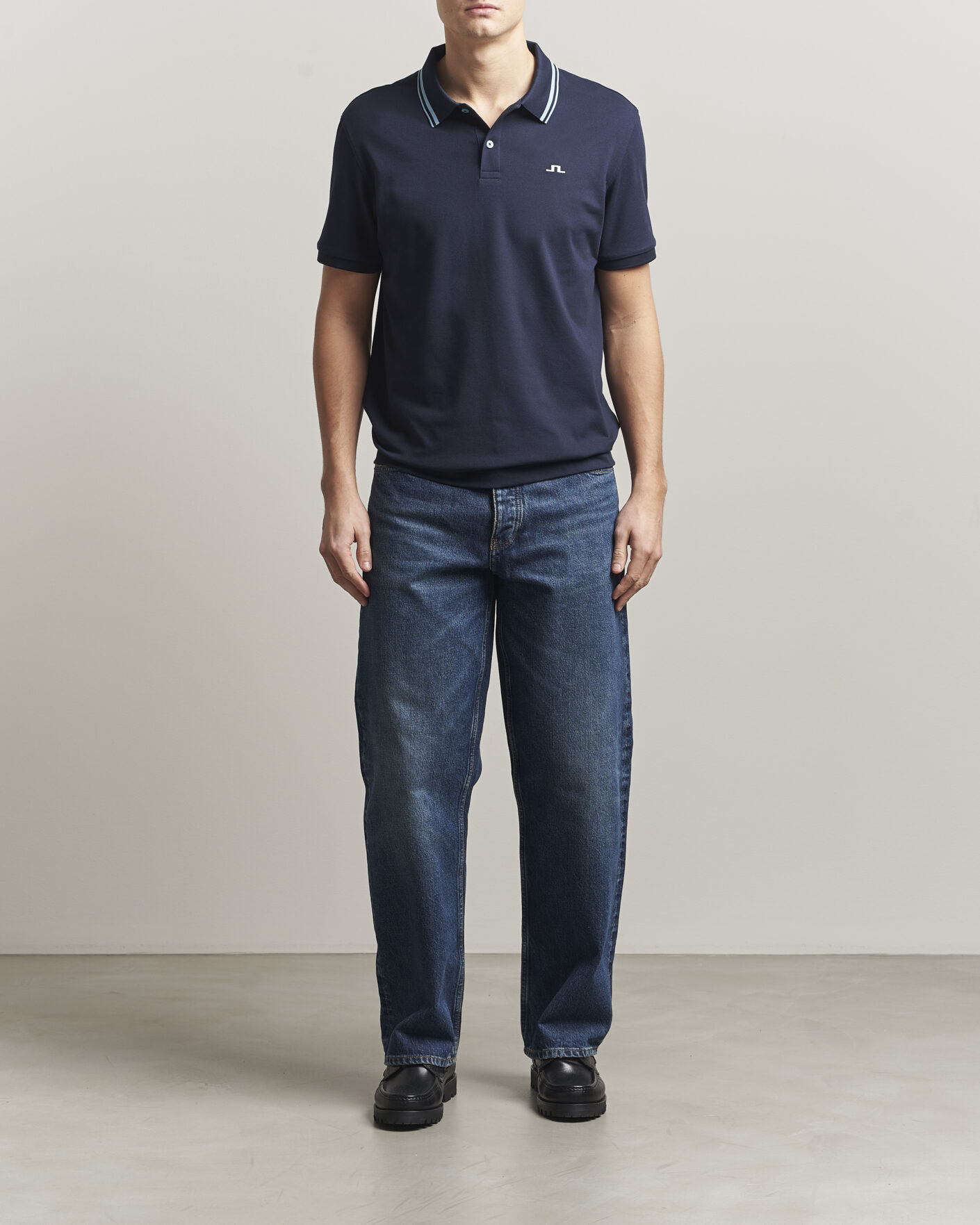 Heren | Polo's | J.Lindeberg | Joey Tipping Polo JL Navy
