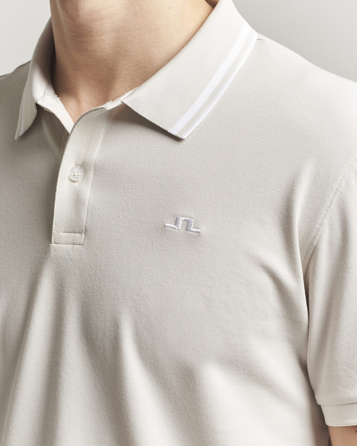 Heren | Polo's | J.Lindeberg | Joey Tipping Polo Moonbeam