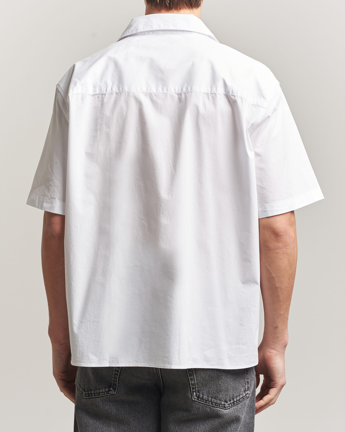 Heren | Overhemden | J.Lindeberg | Ellis Cotton Resort Shirt White