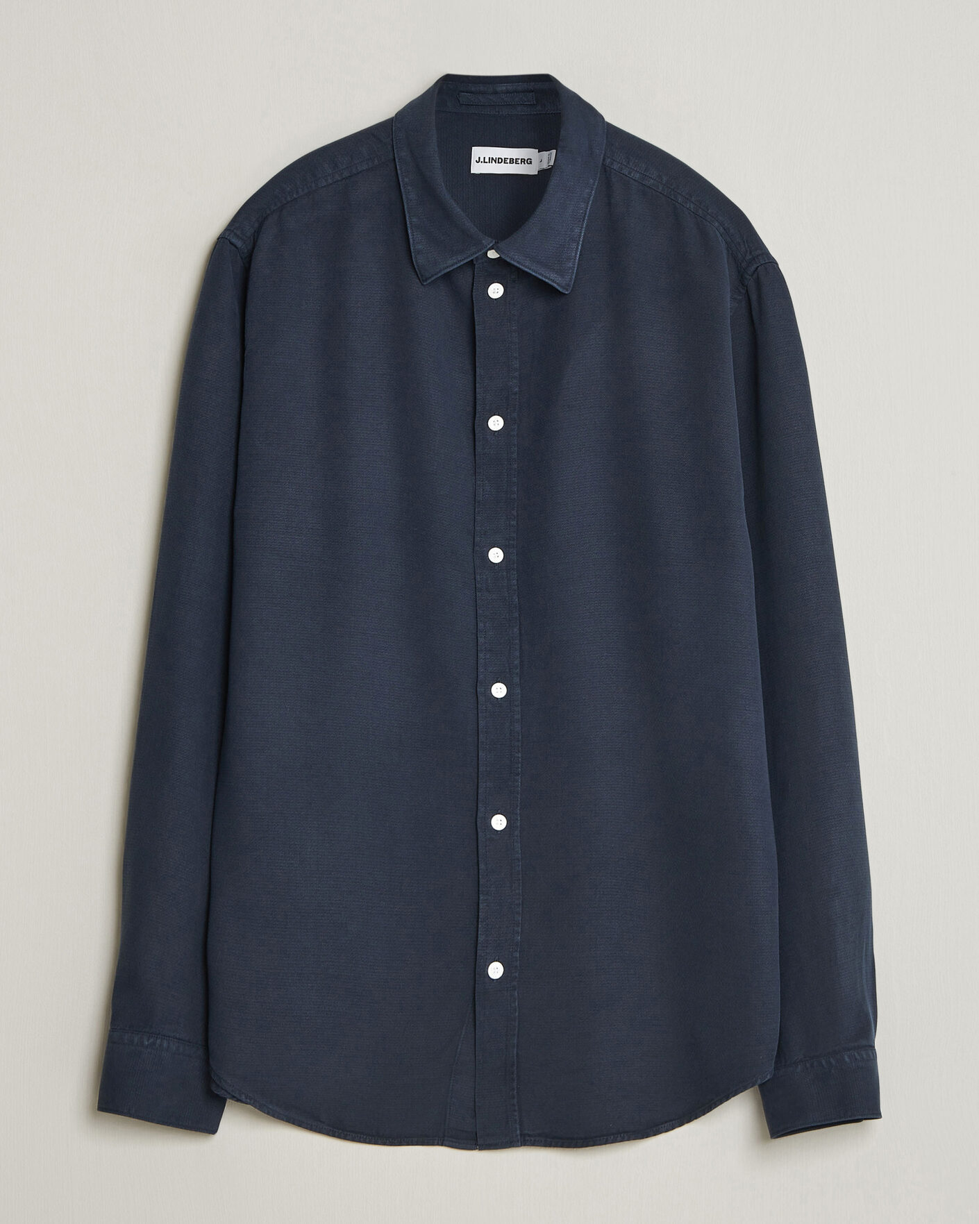 Heren | Overhemden | J.Lindeberg | Zachary Tencel Shirt JL Navy
