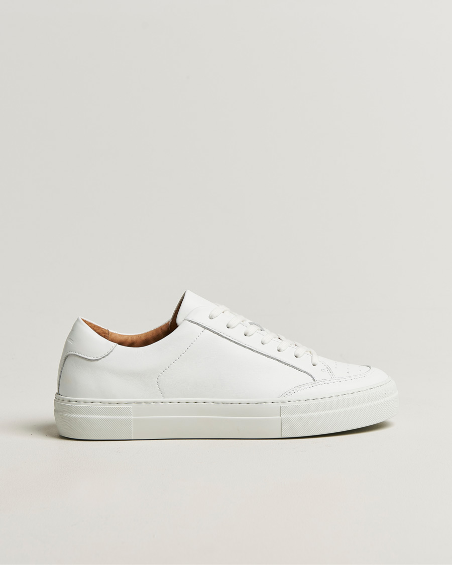 Heren | Sneakers | J.Lindeberg | Art Signature Leather Sneaker White