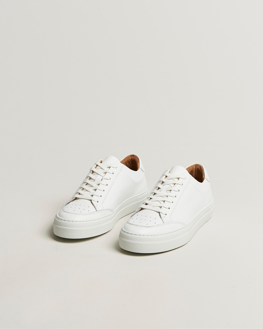 Heren | Sneakers | J.Lindeberg | Art Signature Leather Sneaker White