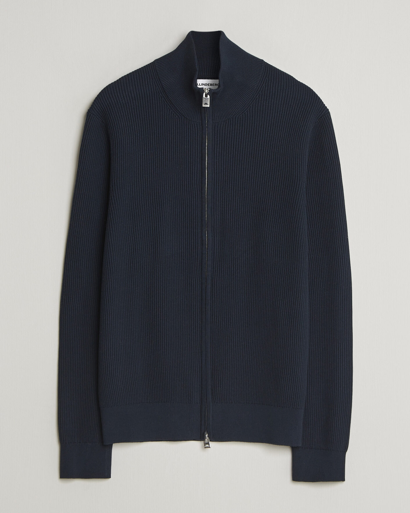 Heren | Truien | J.Lindeberg | Alexis Full Zip Cardigan JL Navy