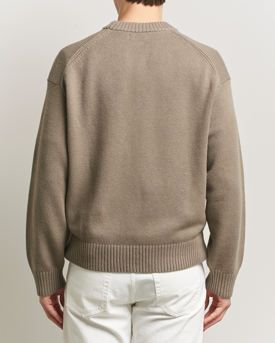 Heren | Truien | J.Lindeberg | Eddy Cotton Wool Crew Neck Brindle