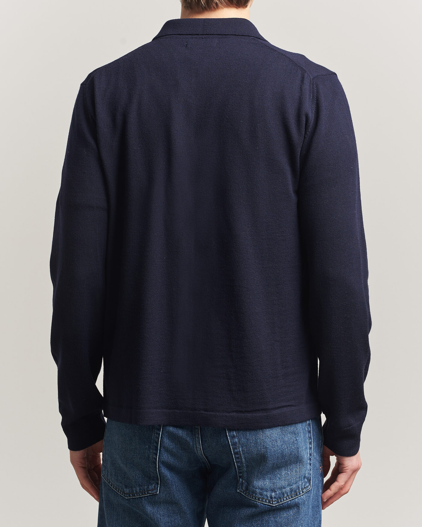 Heren | Truien | J.Lindeberg | Kaleb Merino Cardigan JL Navy