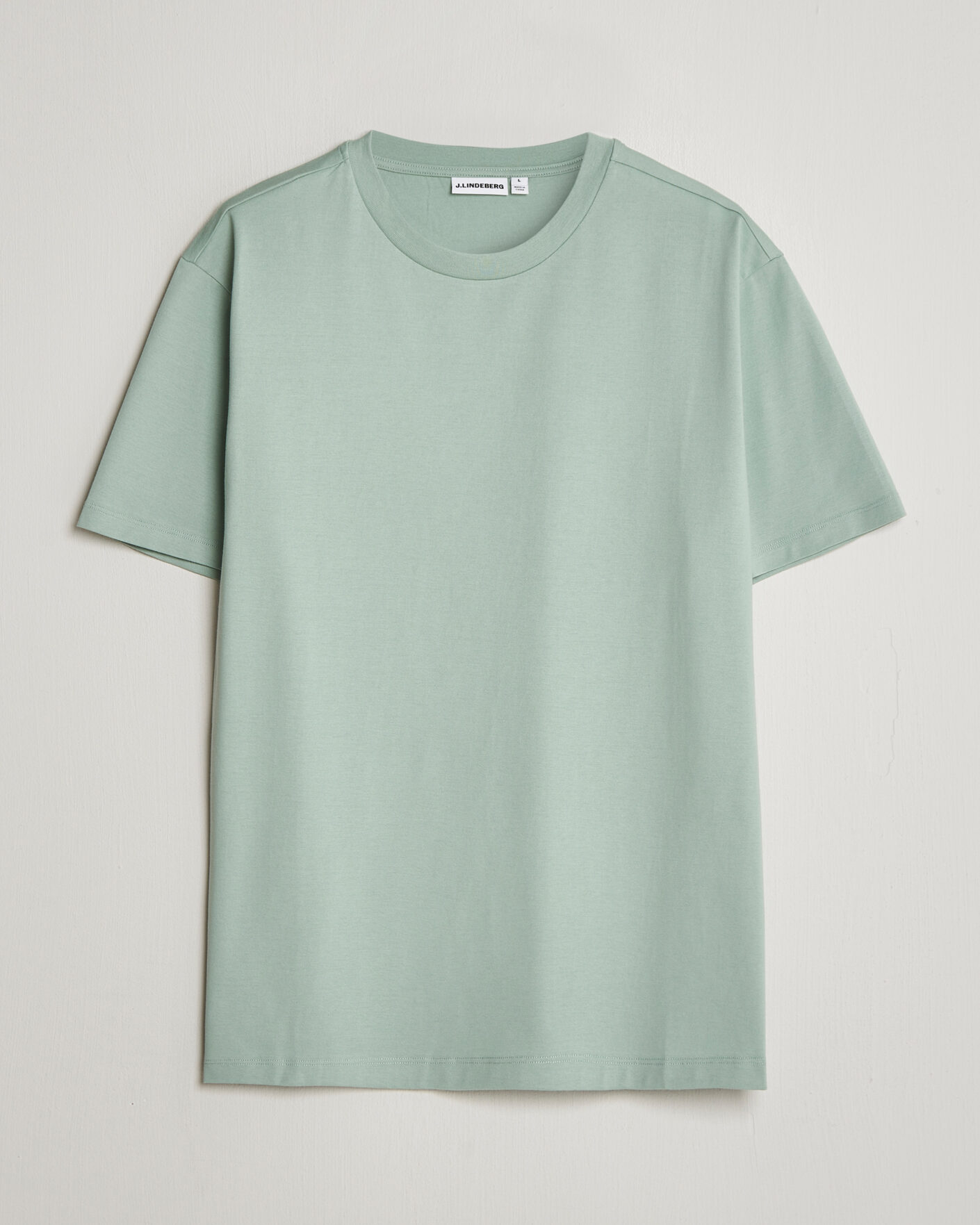 Heren | T-shirts | J.Lindeberg | Sid Basic T-Shirt Jadeite