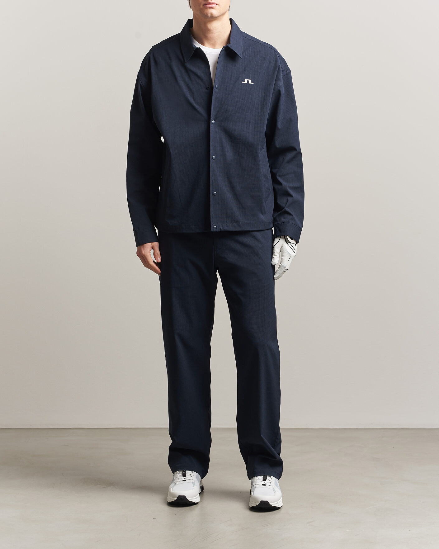 Heren | Broeken | J.Lindeberg | Devyn Straight Vent Pants JL Navy
