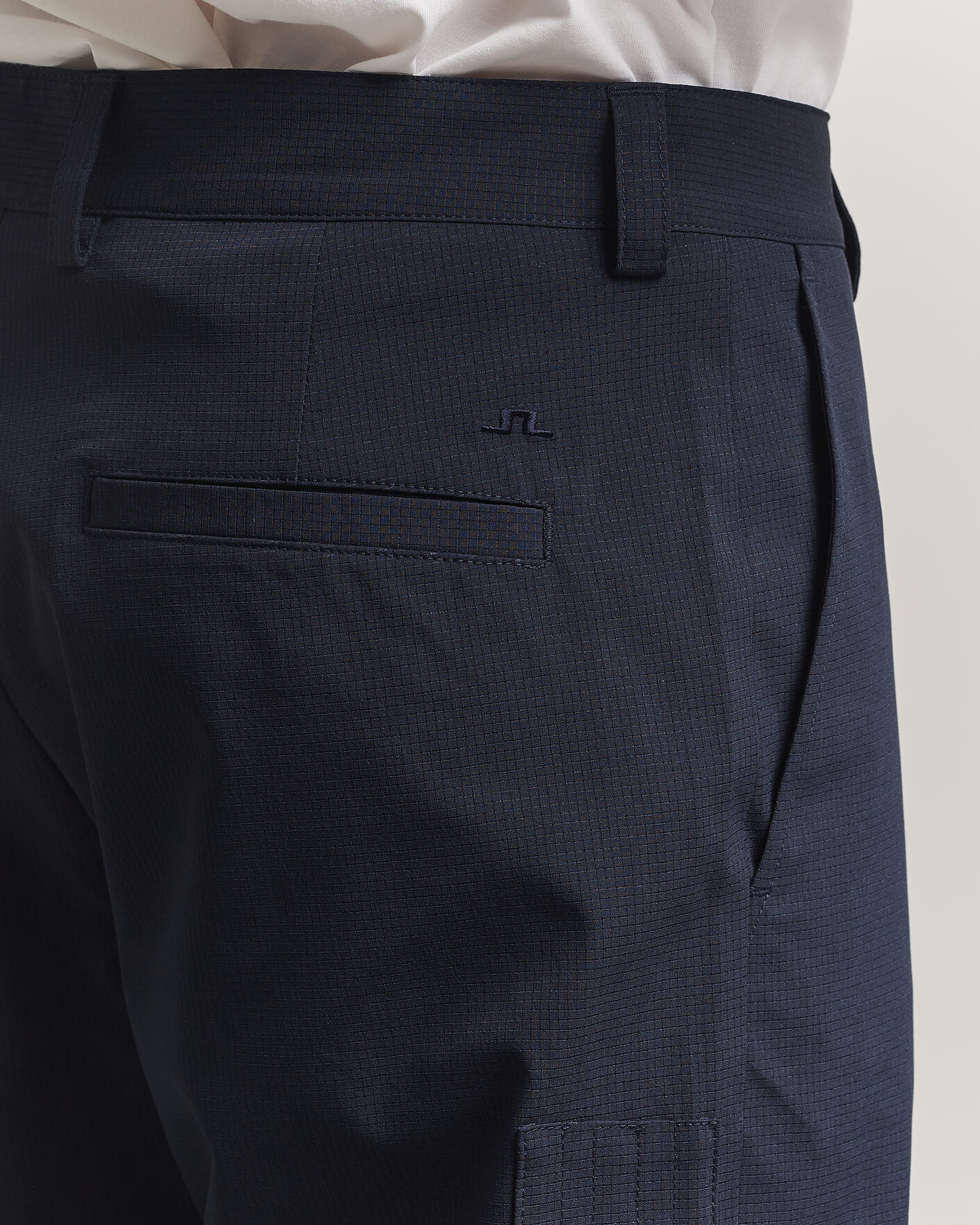 Heren | Broeken | J.Lindeberg | Devyn Straight Vent Pants JL Navy