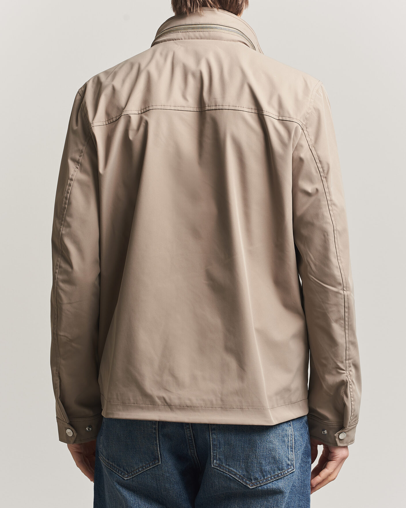 Heren | Jassen | J.Lindeberg | Bailey Recyceled Poly Jacket Brindle