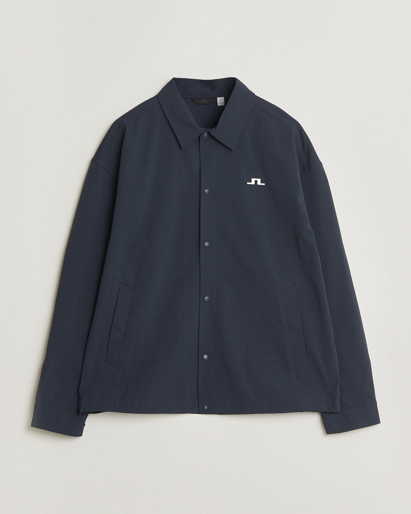 Heren | Overhemden | J.Lindeberg | Dex Coach Overshirt JL Navy