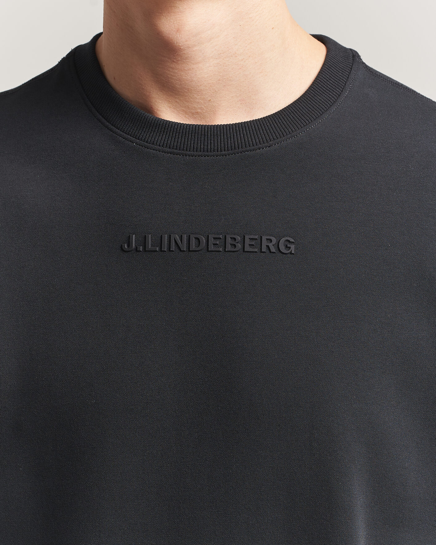 Heren | Truien | J.Lindeberg | Club Crew Neck Black